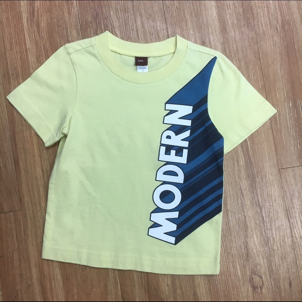 Tea Collection MODERN Tee Shirt T‎ Boys 3 Yellow